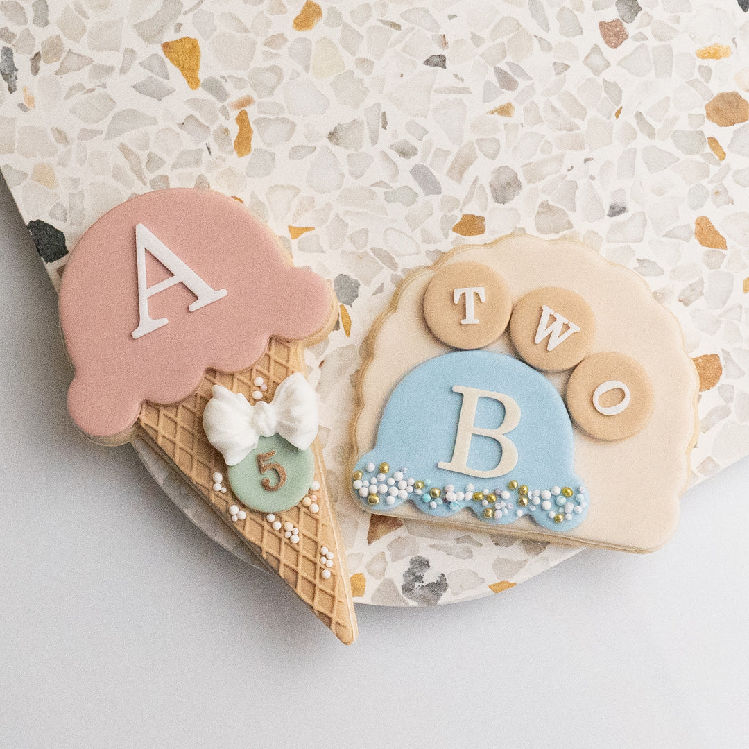 Mini Alphabet stamp SERIF (Available as individuals or full set)