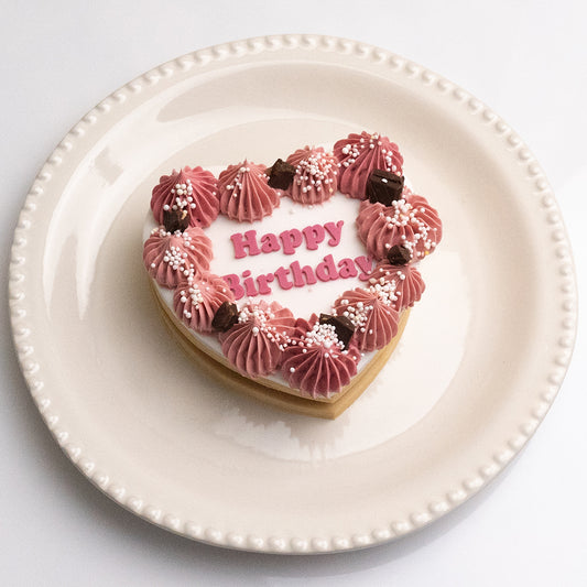 Happy Birthday cookie cake stamp