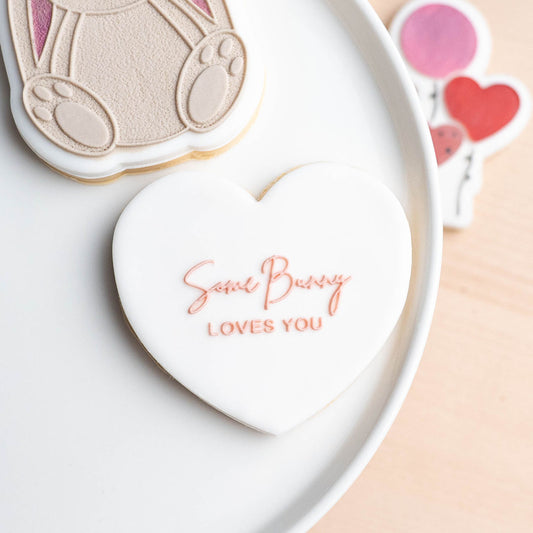 Some bunny loves you stamp