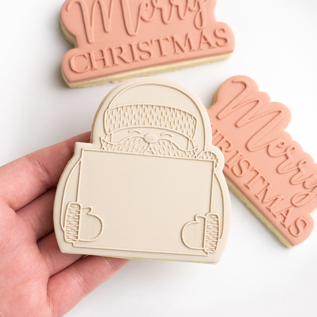 Santa stamp with matching cutter