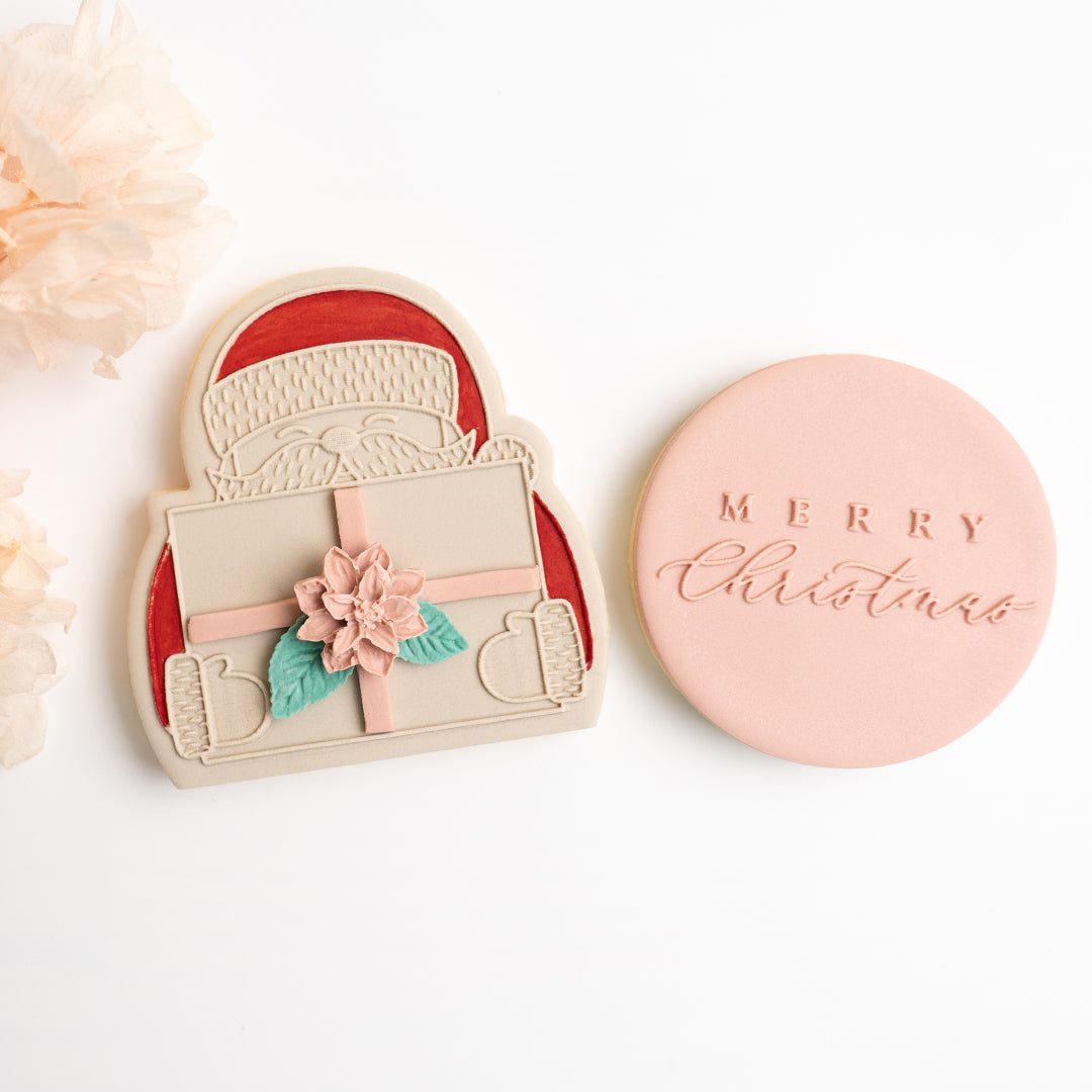 Santa stamp with matching cutter