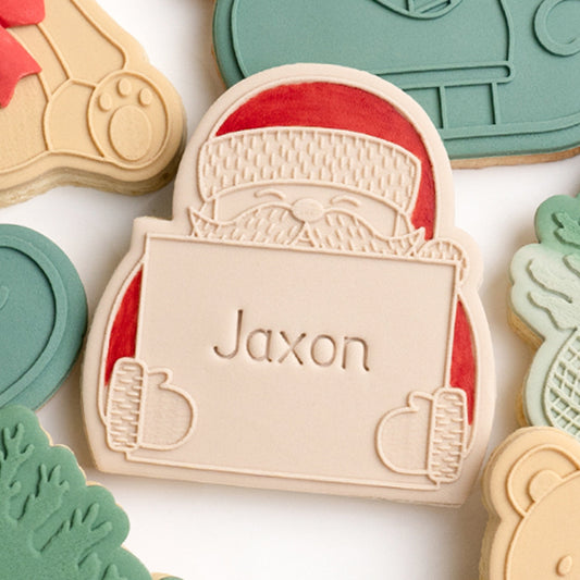 Santa stamp with matching cutter