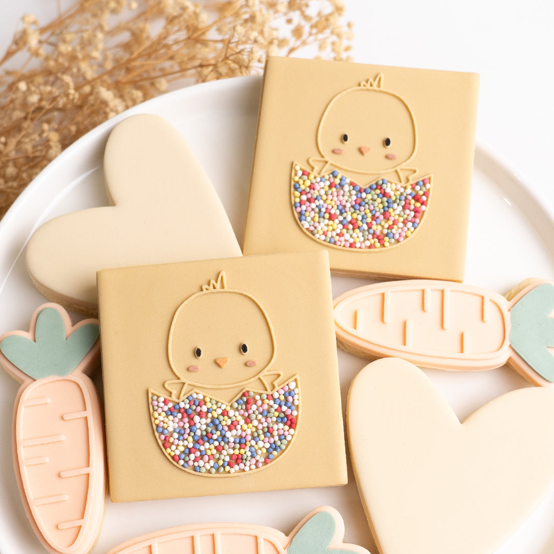 Carrot stamp with matching cutter