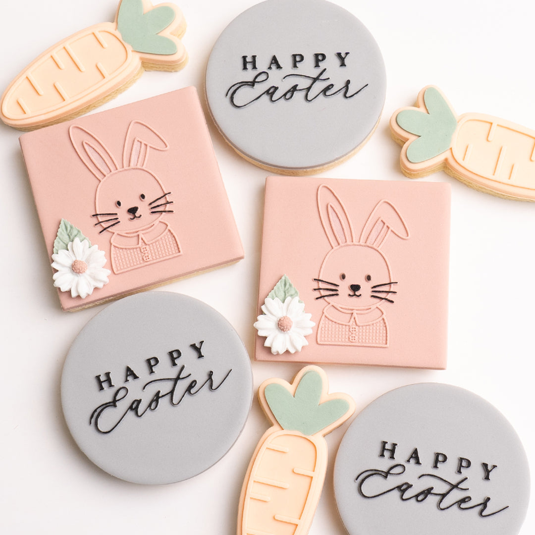 Carrot stamp with matching cutter