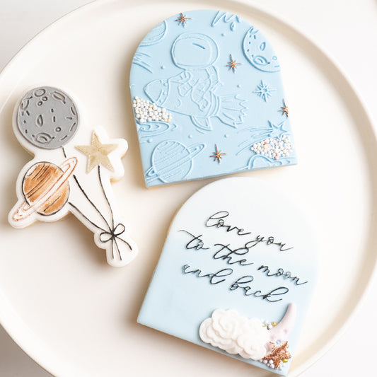 Love you to the moon and back stamp