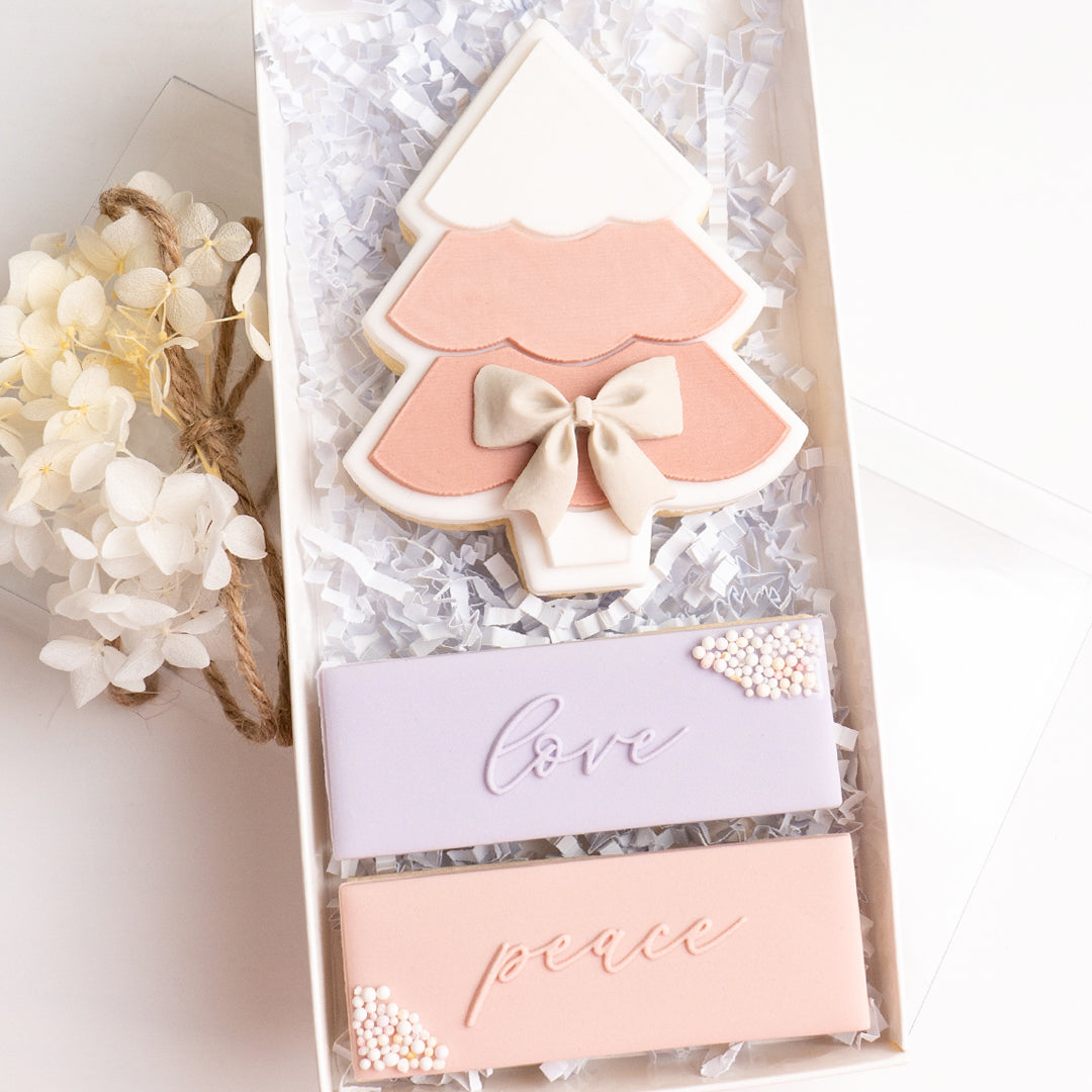 Christmas text stamp