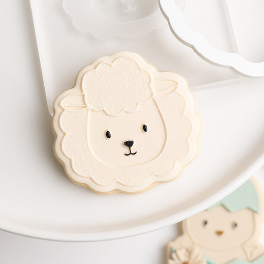 Lamb SMALL stamp (with matching cutter option)