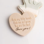 Handprint stamp with matching cutter
