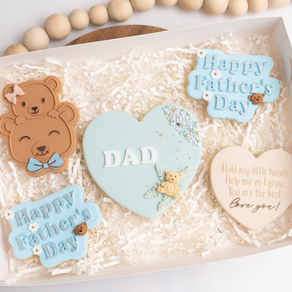 Happy Father's Day (2023) stamp with matching cutter