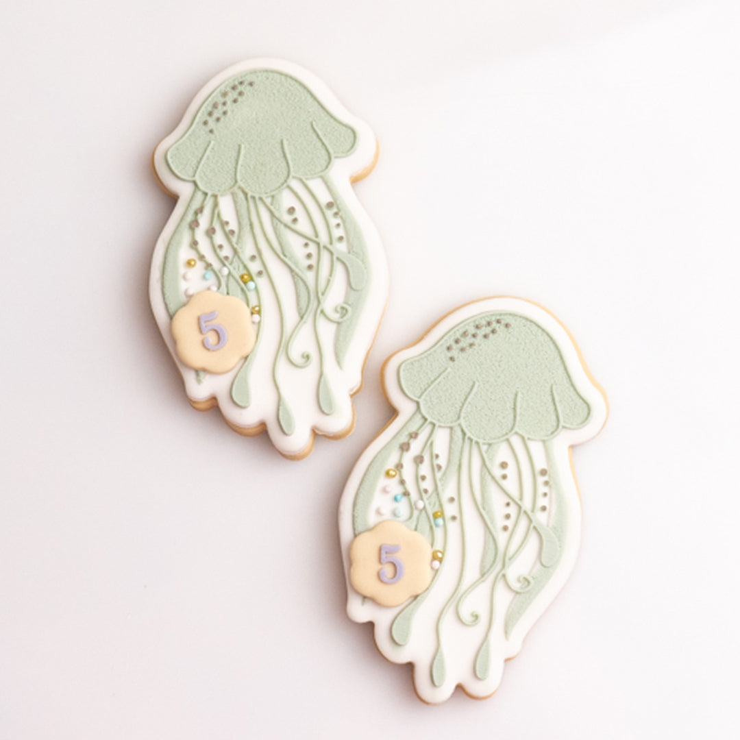 Jellyfish stamp with matching cutter