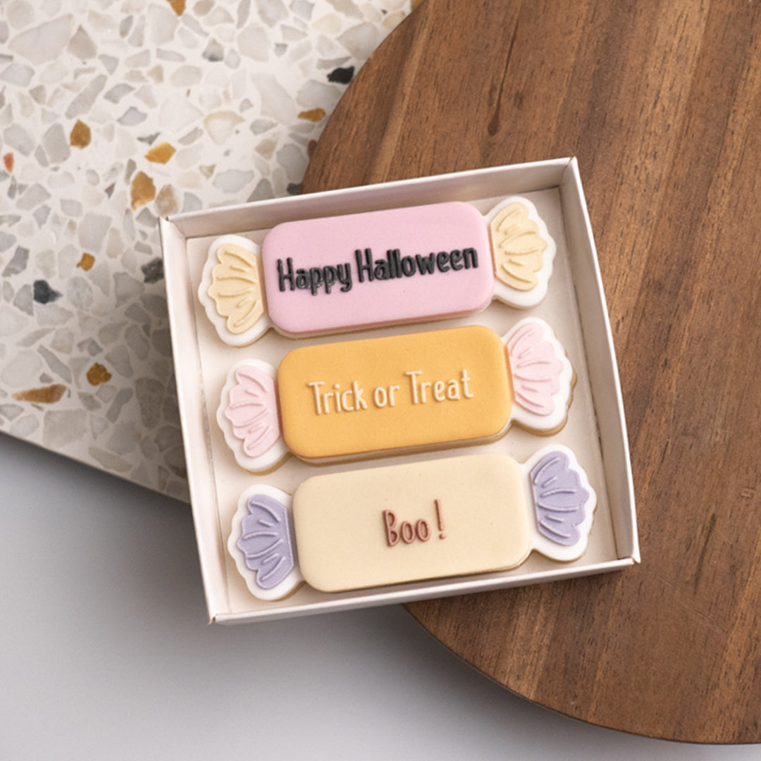 Halloween candy stamp set