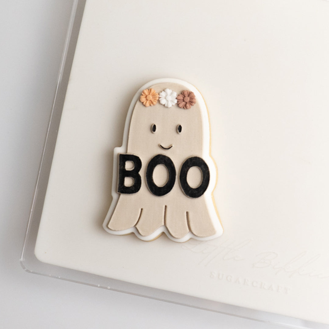 Ghost BOO stamp with matching cutter