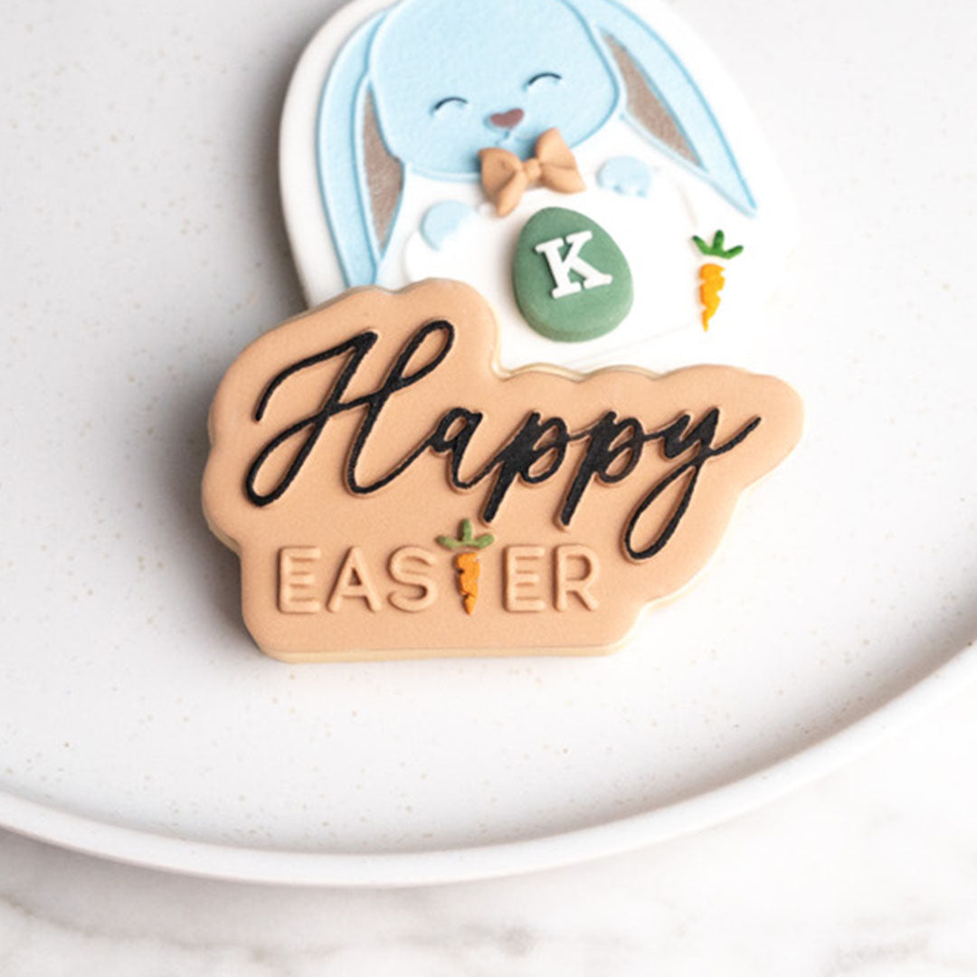 Happy Easter (2025) stamp with matching cutter