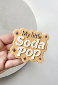 My little soda pop stamp with matching cutter