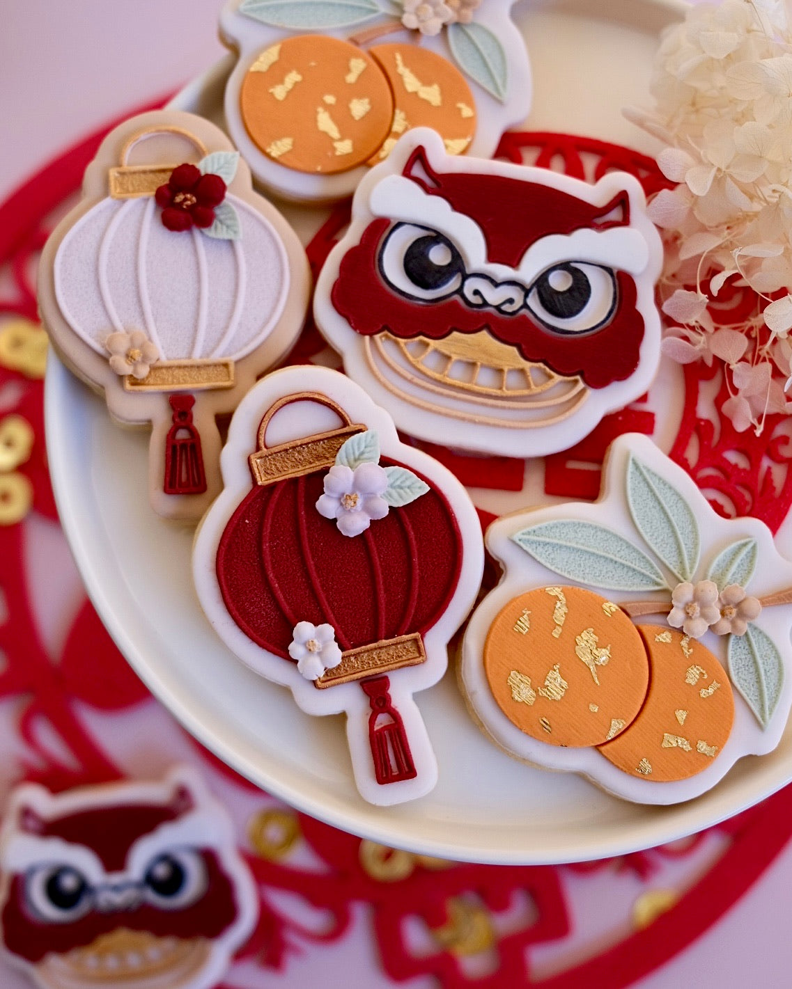 Lantern round stamp with matching cutter