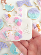 Customisable number stamp with matching cutter (Available as individuals or full set)