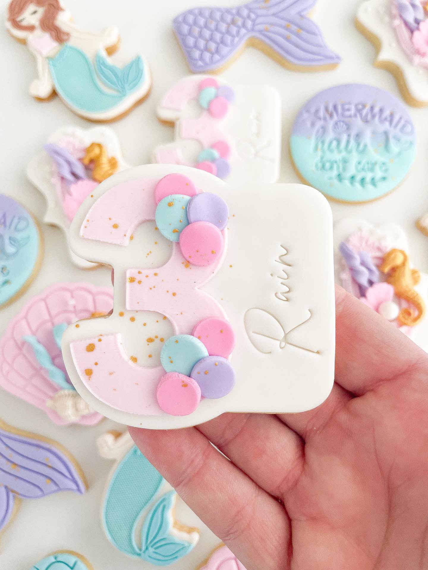 Customisable number stamp with matching cutter (Available as individuals or full set)