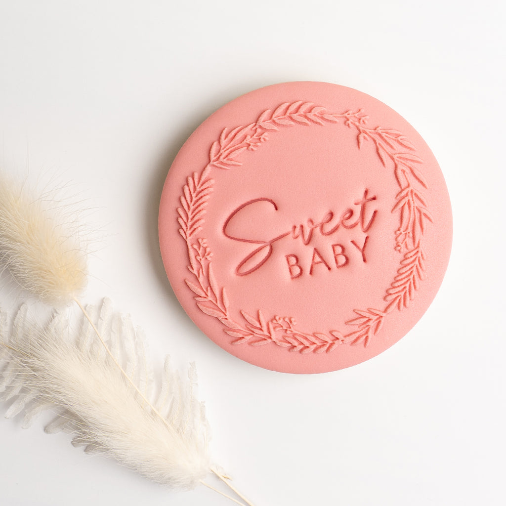 Wreath generic/with Cross stamp