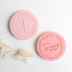 Wreath generic/with Cross stamp