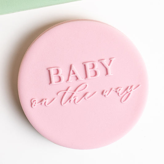 Baby on the way stamp