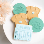 Stomp, chomp and roar! stamp with matching cutter