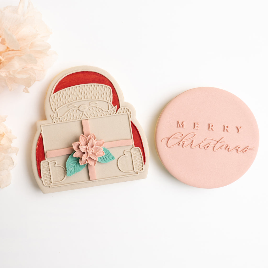Santa stamp with matching cutter