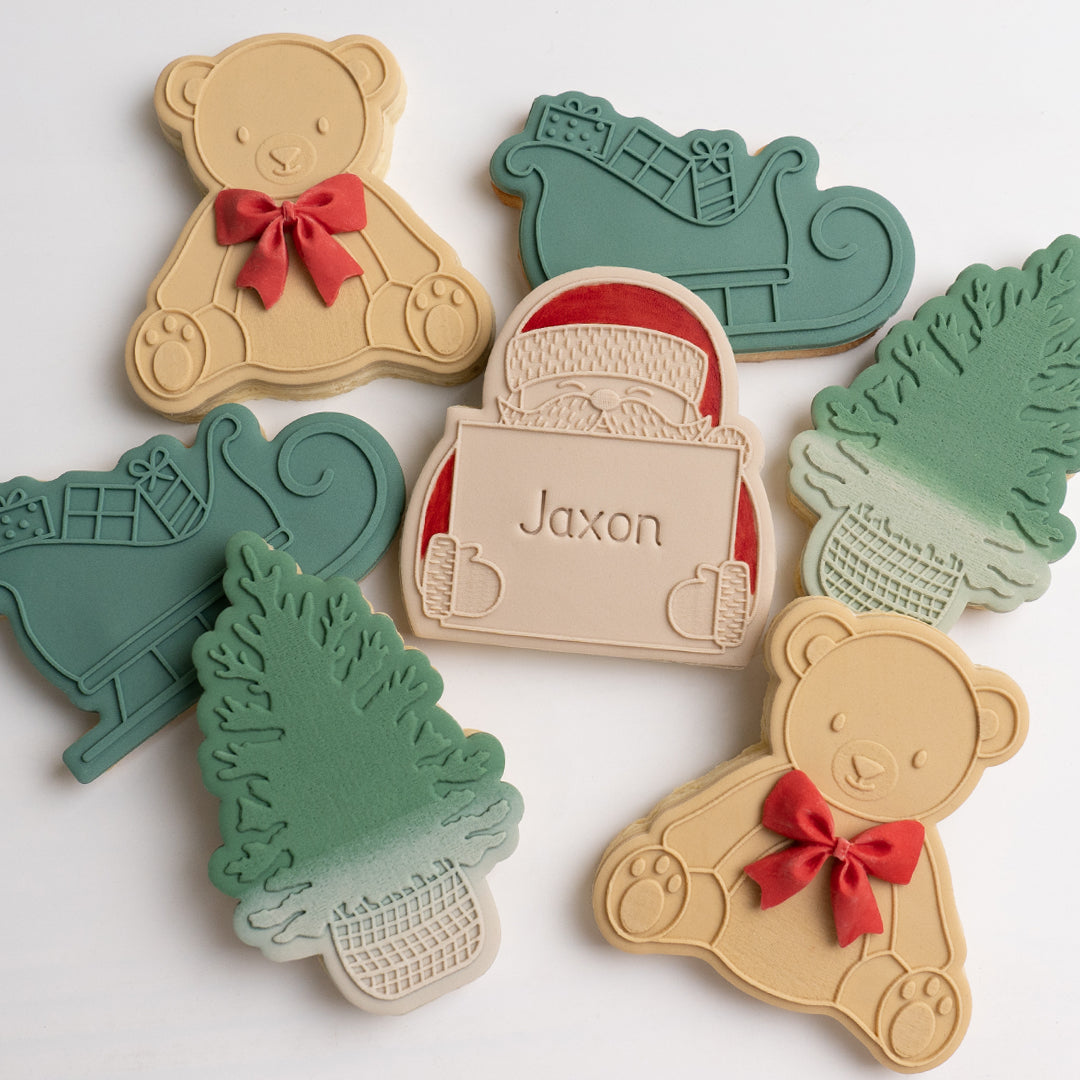 Santa stamp with matching cutter