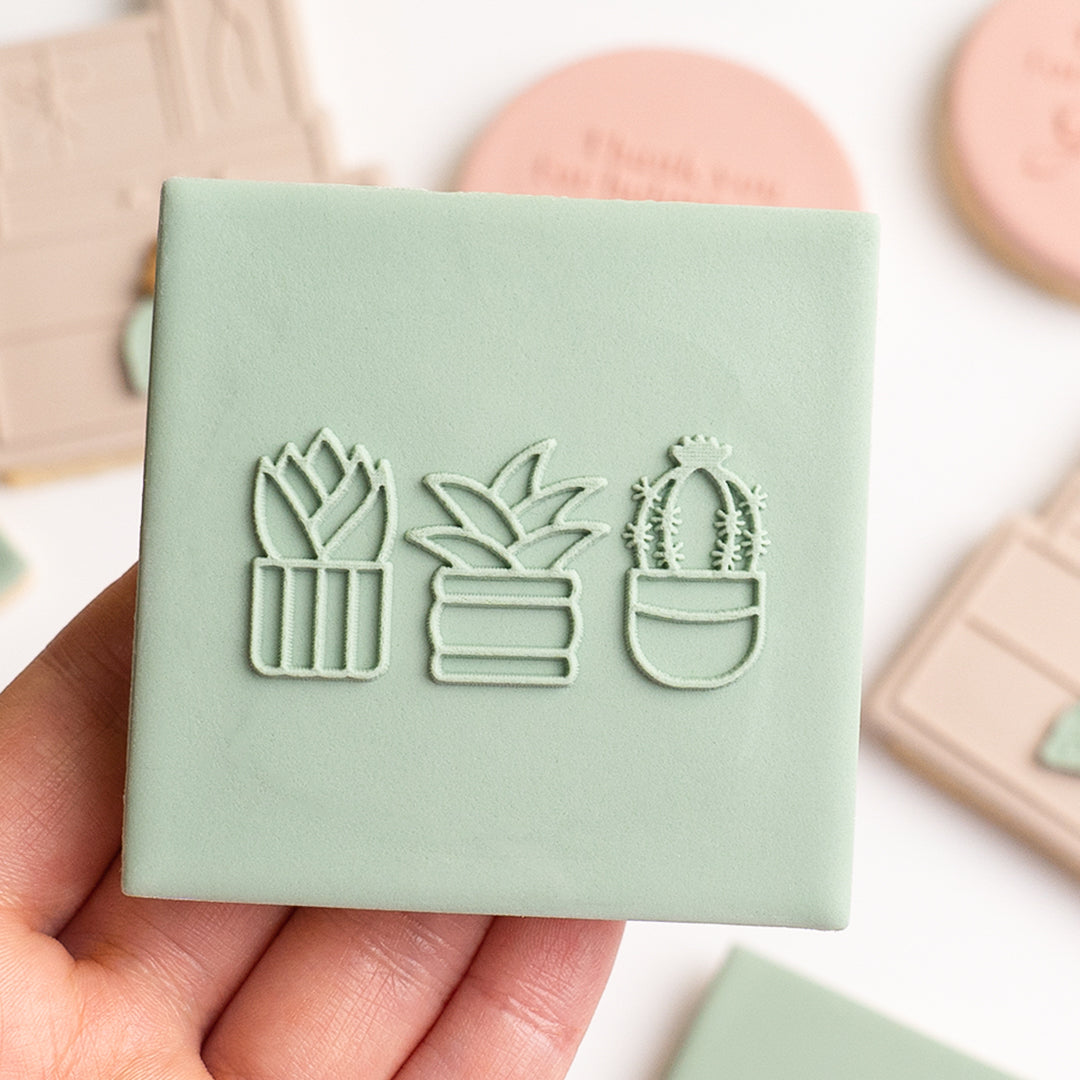 Succulents stamp