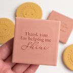 Thank you for helping me shine stamp