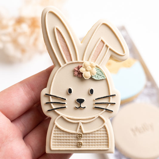 Bunny stamp with matching cutter