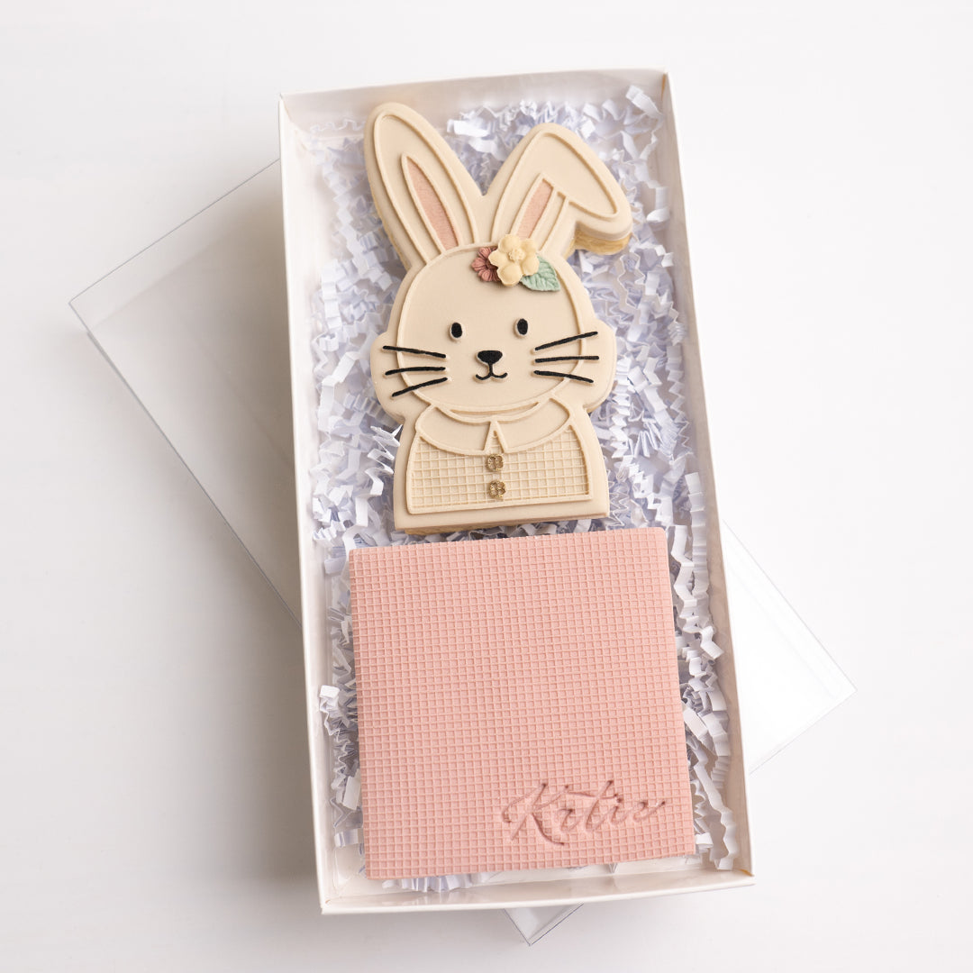 Bunny stamp with matching cutter
