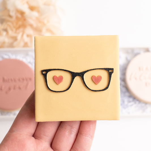 Glasses stamp