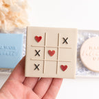 Tic tac toe stamp