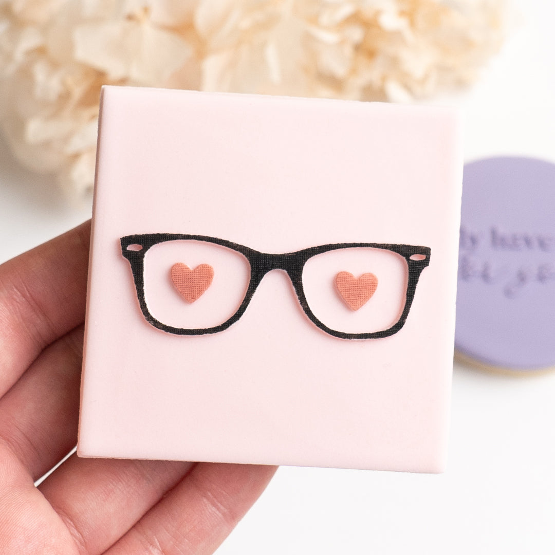 Glasses stamp