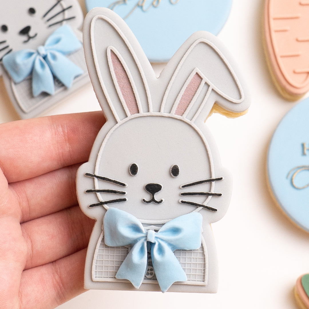 Bunny stamp with matching cutter