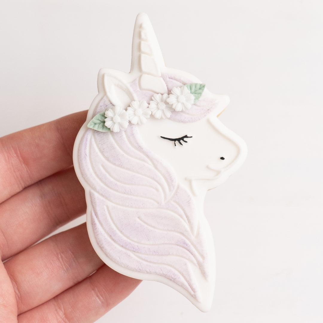 Magical unicorn stamp with matching cutter