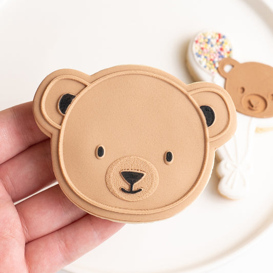 Teddy stamp with matching cutter