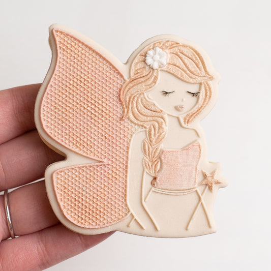 Fairy princess stamp with matching cutter