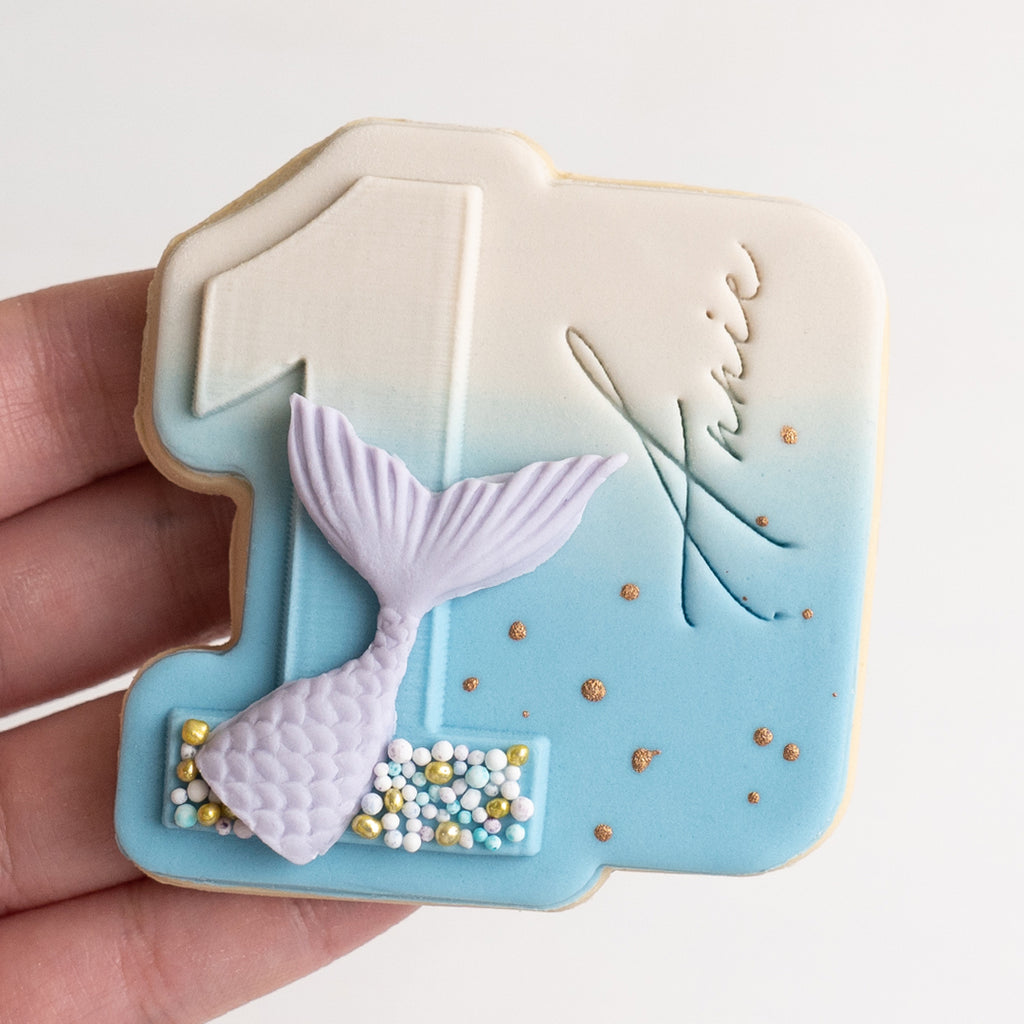 Customisable number stamp with matching cutter (Available as individuals or full set)