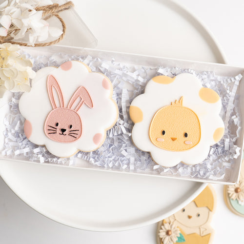 Chick love stamp (with matching cutter option)
