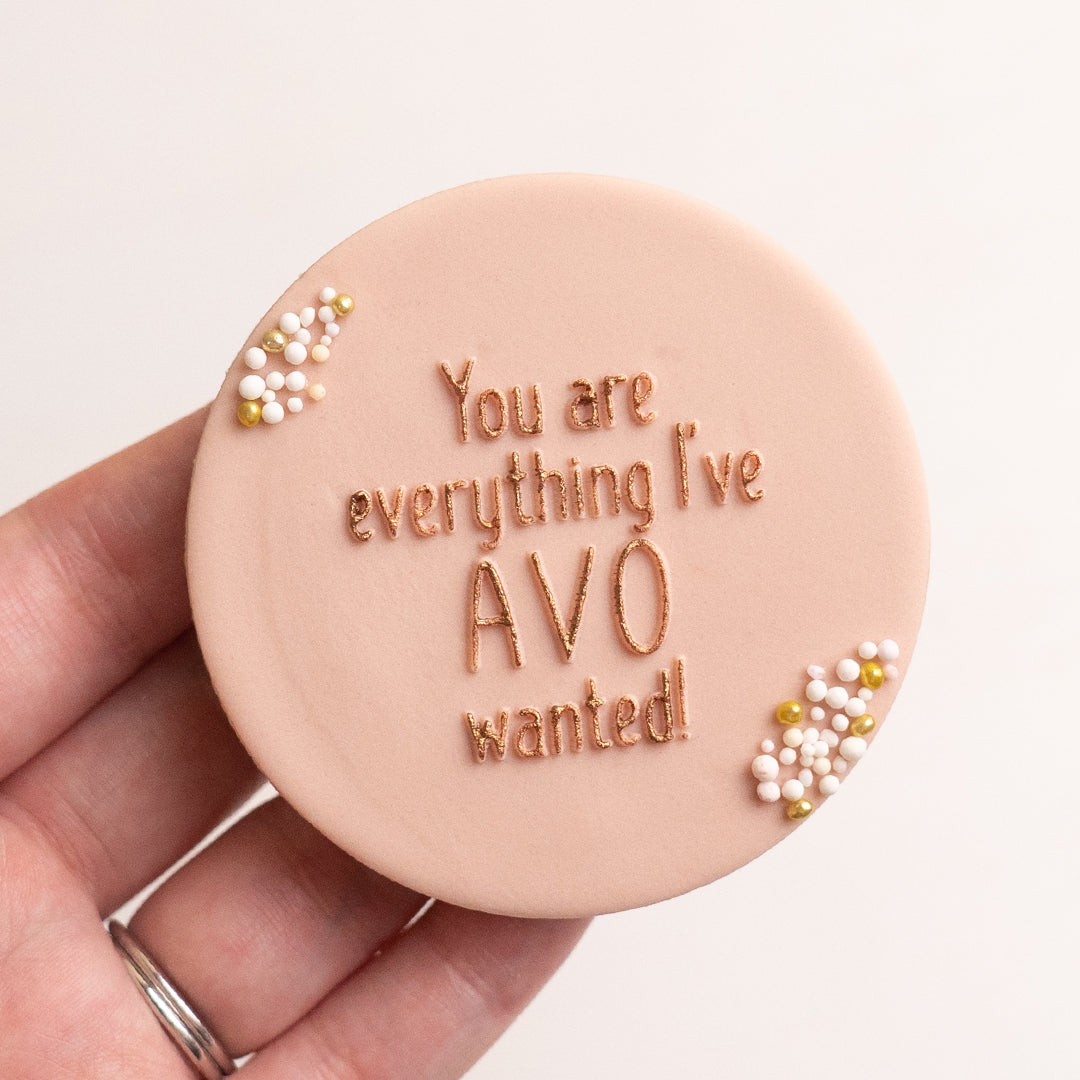 You're everything I've AVO wanted stamp