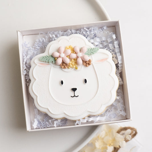 Lamb stamp with matching cutter