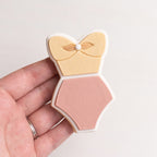Swimsuit stamp with matching cutter