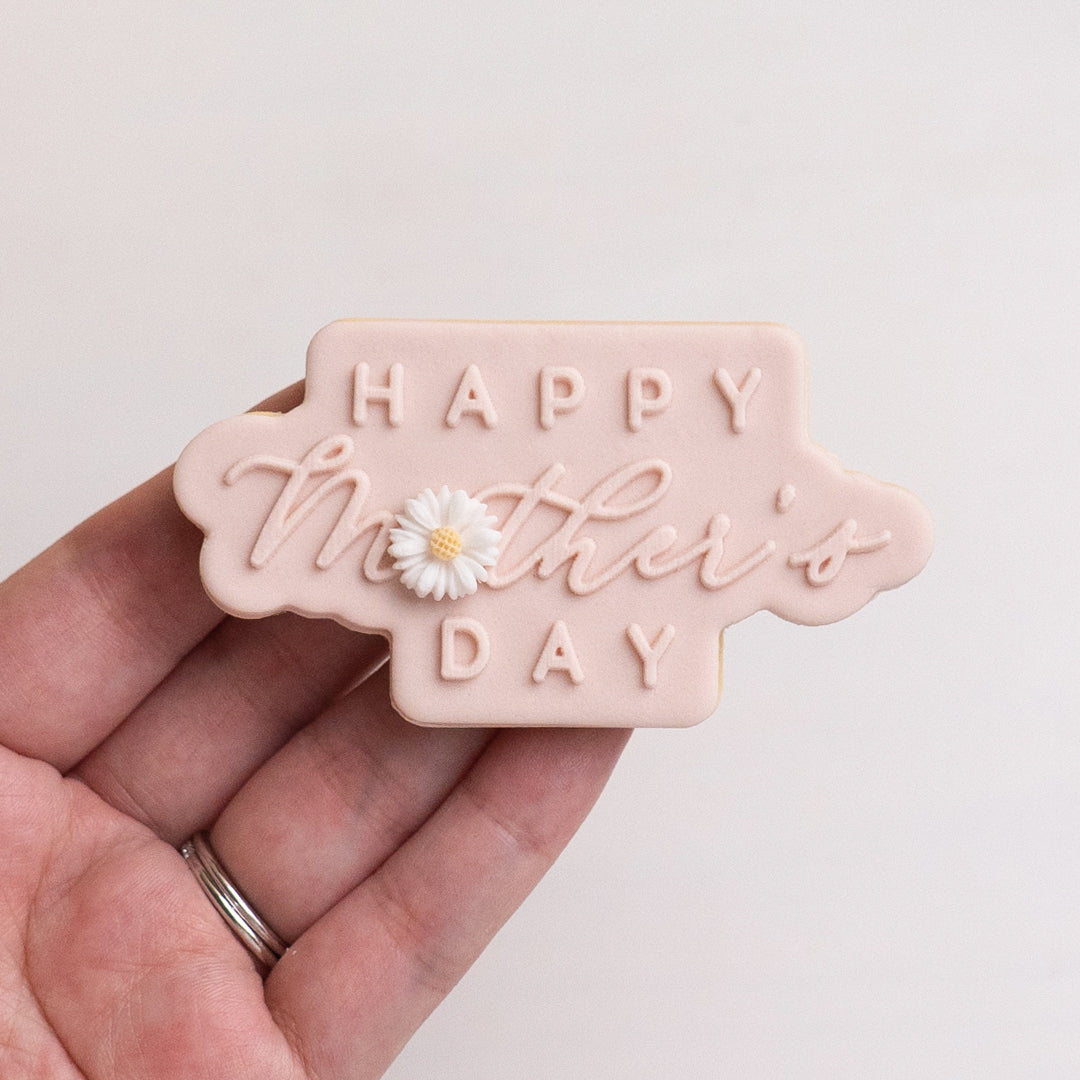 Happy Mother's Day stamp with matching cutter
