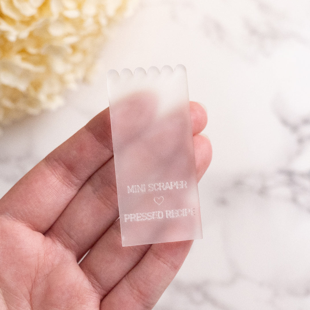 Mini scraper – Pressed Recipe