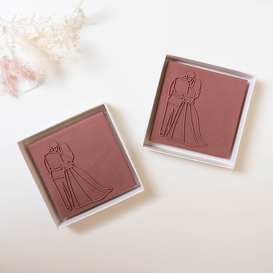 Bride and Groom stamp