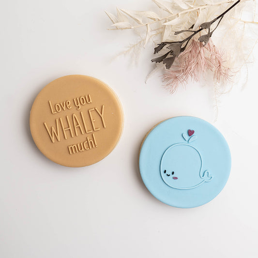 Baby whale stamp