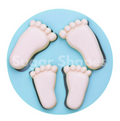 Baby feet 2pc silicone mould
