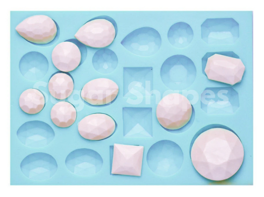 Gem assorted 25pc silicone mould