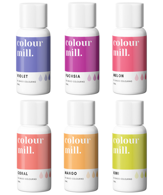 Colour Mill Oil Based Colouring 20ml 6 Pack Tropical